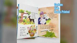 Libro personalizado para niños que imprime el papel de arte mate de 170 g/m²